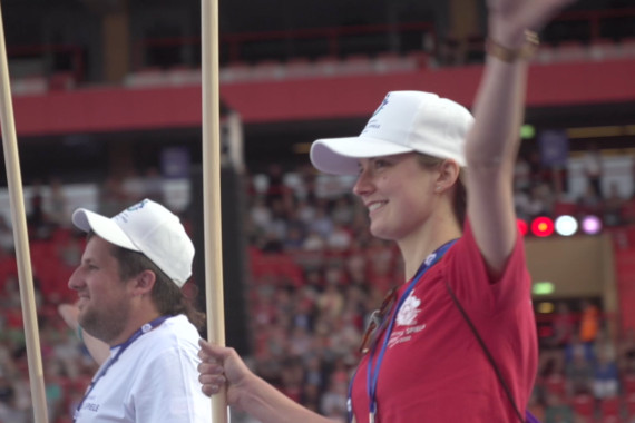 Video-Statements zur Volunteering-Registrierung von Carsten Kranz (COO Special Olympics World Games Berlin 2023) und Oliver Büttel (Volunteers Manager)