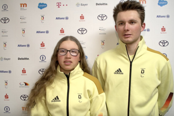 Interview mit Leonie Walter nach Bronzemedaille im Biathlon