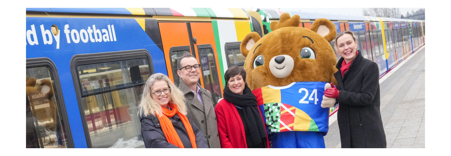 Die S-Bahn Berlin schürt die Vorfreude auf die UEFA Fußballeuropameisterschaft im Sommer