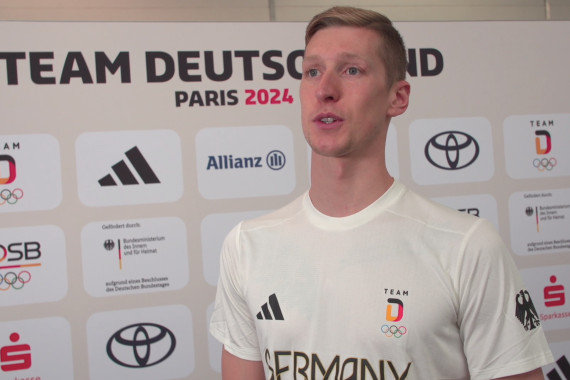 Im Interview spricht Olympiasieger Florian Wellbrock u.a. über seine Ziele in Paris und die Situation um die Wettkämpfe in der Seine.