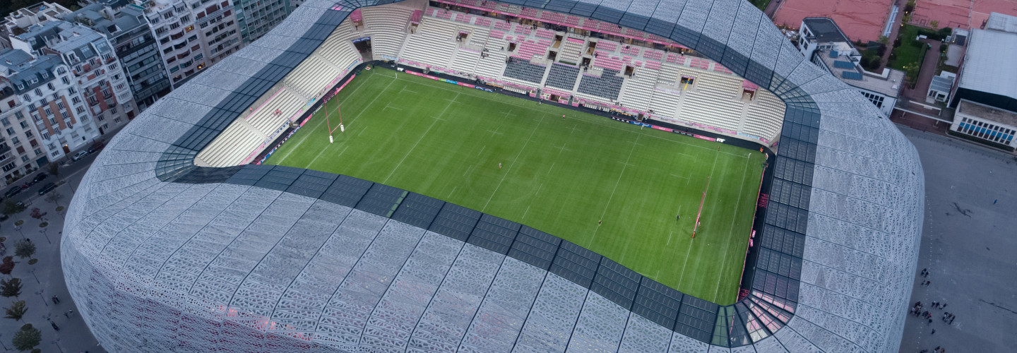 Stade Jean Bouin, the future "Deutsches Haus" in Paris 2024.