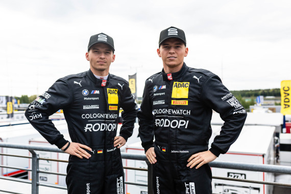 Die Zwillinge Sandro und Juliano Holzem aus Polch starten für Schubert Motorsport im BMW M4 GT3 Evo