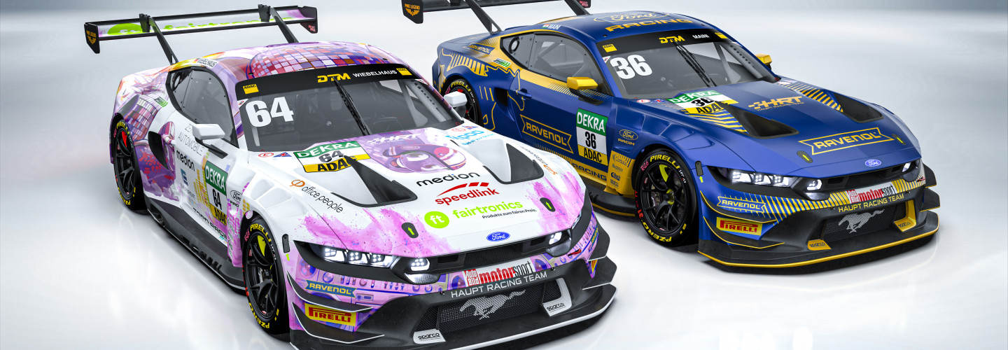 HRT Ford Racing setzt zwei Ford Mustang GT3 Evo ein