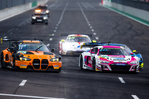 Erfolgreichstes Team in Zandvoort: Land-Motorsport (r.) mit Vorjahressieger FK Performance Motorsport