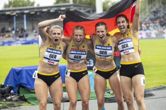 Staffel-Gold zum Abschluss