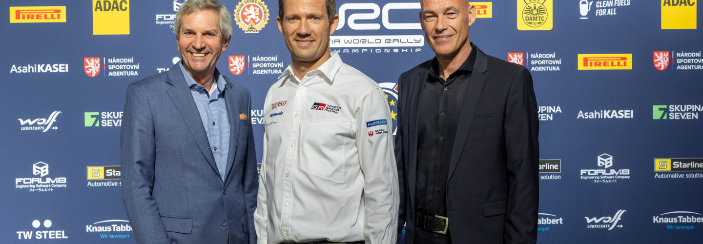 Pressekonferenz Central European Rally, 16. Oktober 2023 in München.