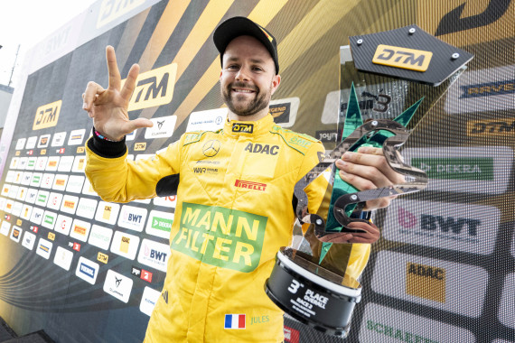 Jules Gounon fuhr bereits mehrere Podestplätze in der DTM ein