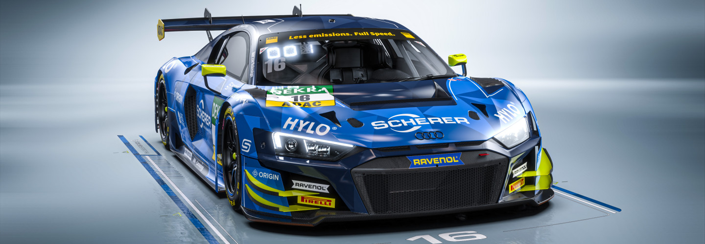 Audi R8 LMS GT3 Evo2 #16 mit Denis Bulatov und Nico Hantke