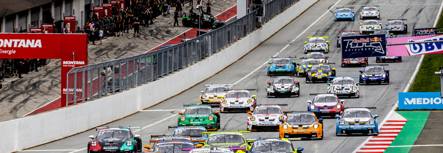 Der Porsche Carrera Cup ist permanente Rahmenrennserie des ADAC GT Masters © Porsche